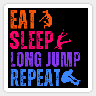 Long Jump Mom Sticker